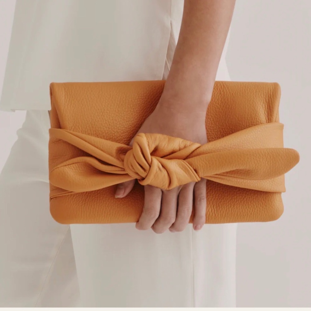 Cuyana bow clutch